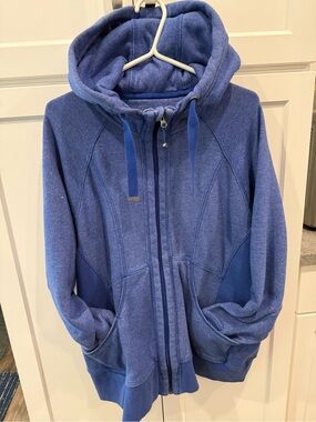 Active USA Girls Blue Hooded Zip Jacket
